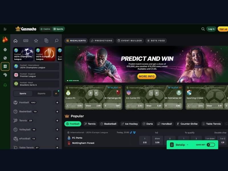 Bonusy Casinacho Casino (Nacho Casino) na tle rynku: cashback powiązany z aktywnością, rakeback i pakiet powitalny