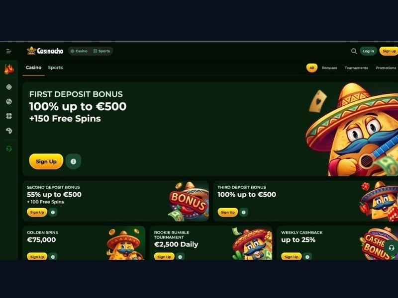 Rakeback Casinacho Nacho Casino jako wyróżnik na rynku kasyn slotowych
